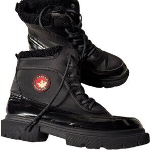 Canada Weather Gear Slip Resistant Fur Lined Ankle Boots Womens Size 8